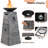 Clevette Column Steel Propane Fire Pit