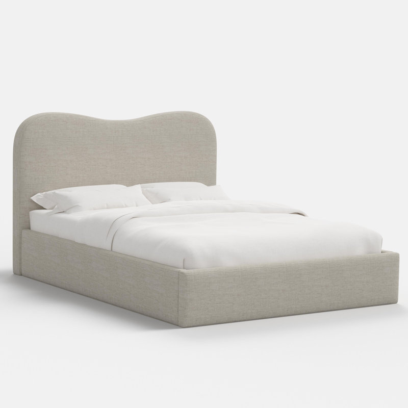 Perigold Upholstered Bed, Twin, Gray