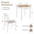 Brijesh 3 - Piece Couple Dining Set-90104759