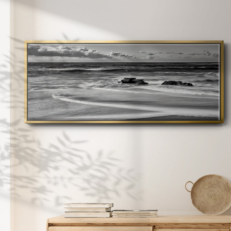 Whispering Sands Beach - toile encadrée, H 20 po x l 50 po