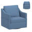 Upholstered Swivel Armchair-1983455775
