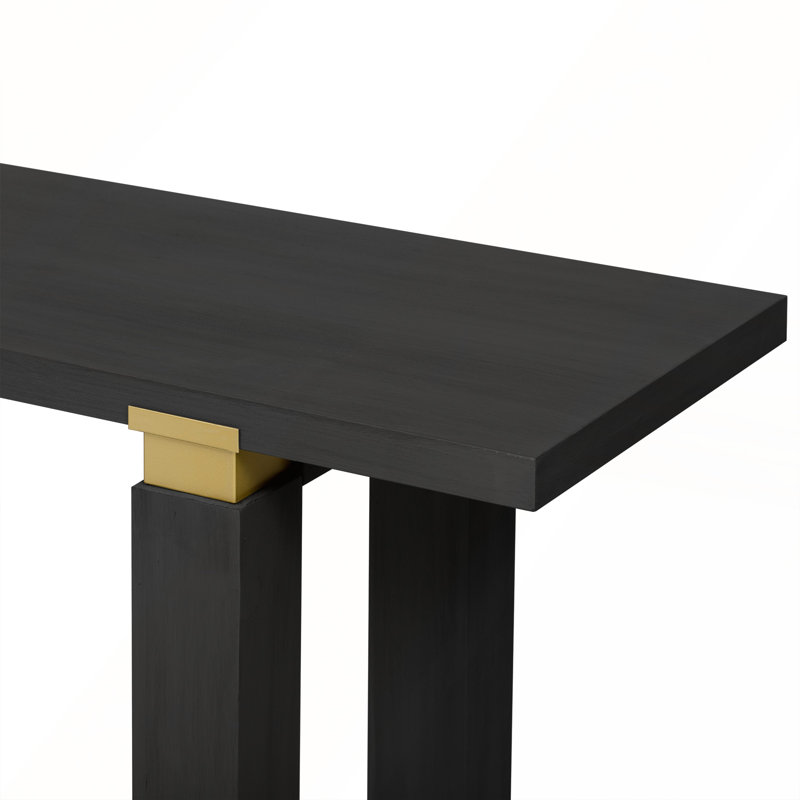 Console 62,9 po, Noir