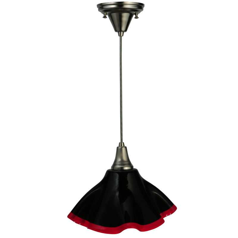 1 - Light Nickel Unique/Statement Pendant