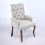 Upholstered Chenille Fabric Accent Dining Chair-1119149659