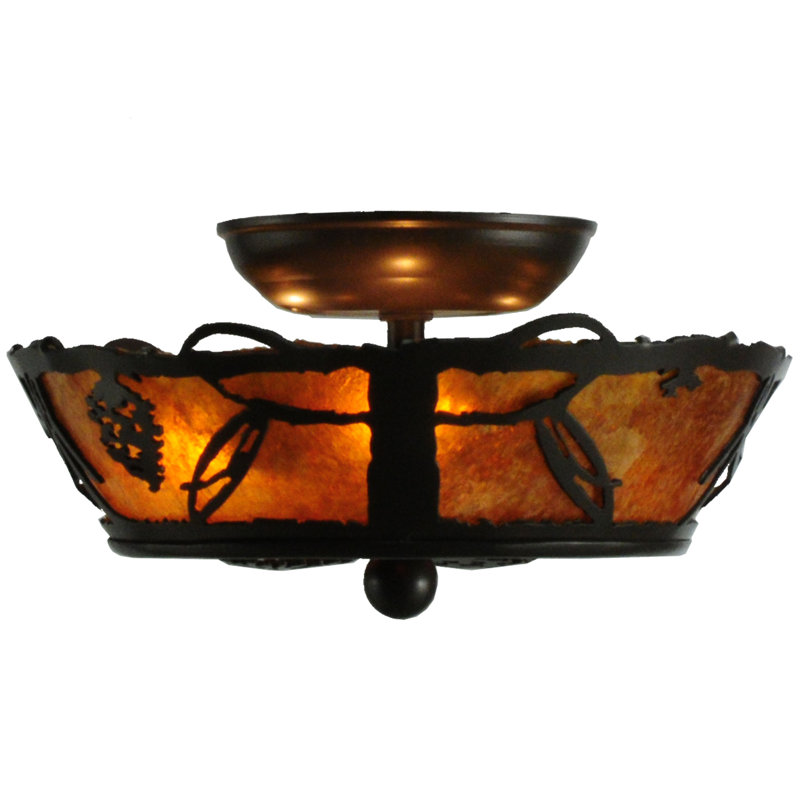Whispering 3 - Light Semi Flush Mount