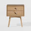 Solid Wood Bedside Table-1347594487