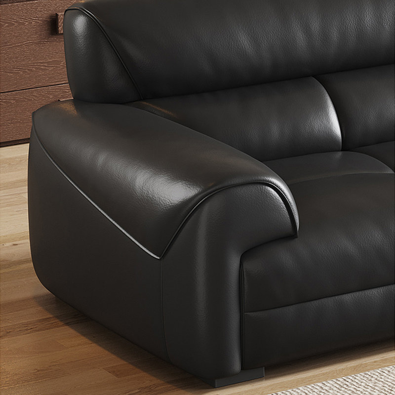 Canapé simple moderne de style rétro, H 32,28 po x l 133,85 po x P 39,37 po, 5