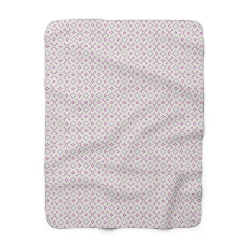 Sherpa Fleece Throw - X’s and O’s