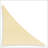 Colourtree Triangle Sun Shade Sail Canopy Fabric Cloth Screen, Water Permeable & UV Block UPF50-49807240-92661600