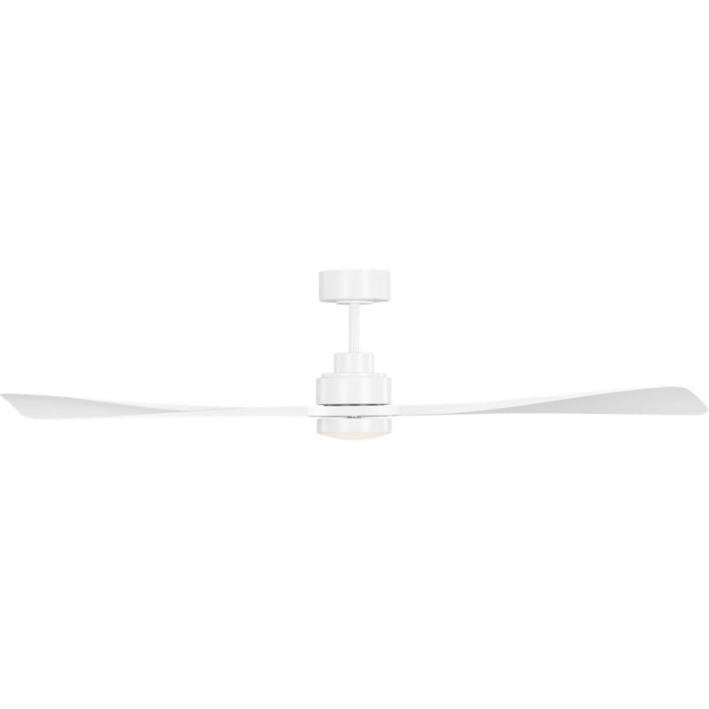 Trillium Smart 60 LED Ceiling Fan, Matte White, Matte White