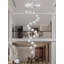Lustre en cristal 20 lumières Ilaan
