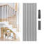 Lot de 15 balustres creux en fer, barreaux d'escalier métalliques pour rampe d'escalier intérieure, rénovation d'escalier à faire soi-même