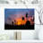 « canne palmier tree silhouette », reproduction de photo sur toile-20863640