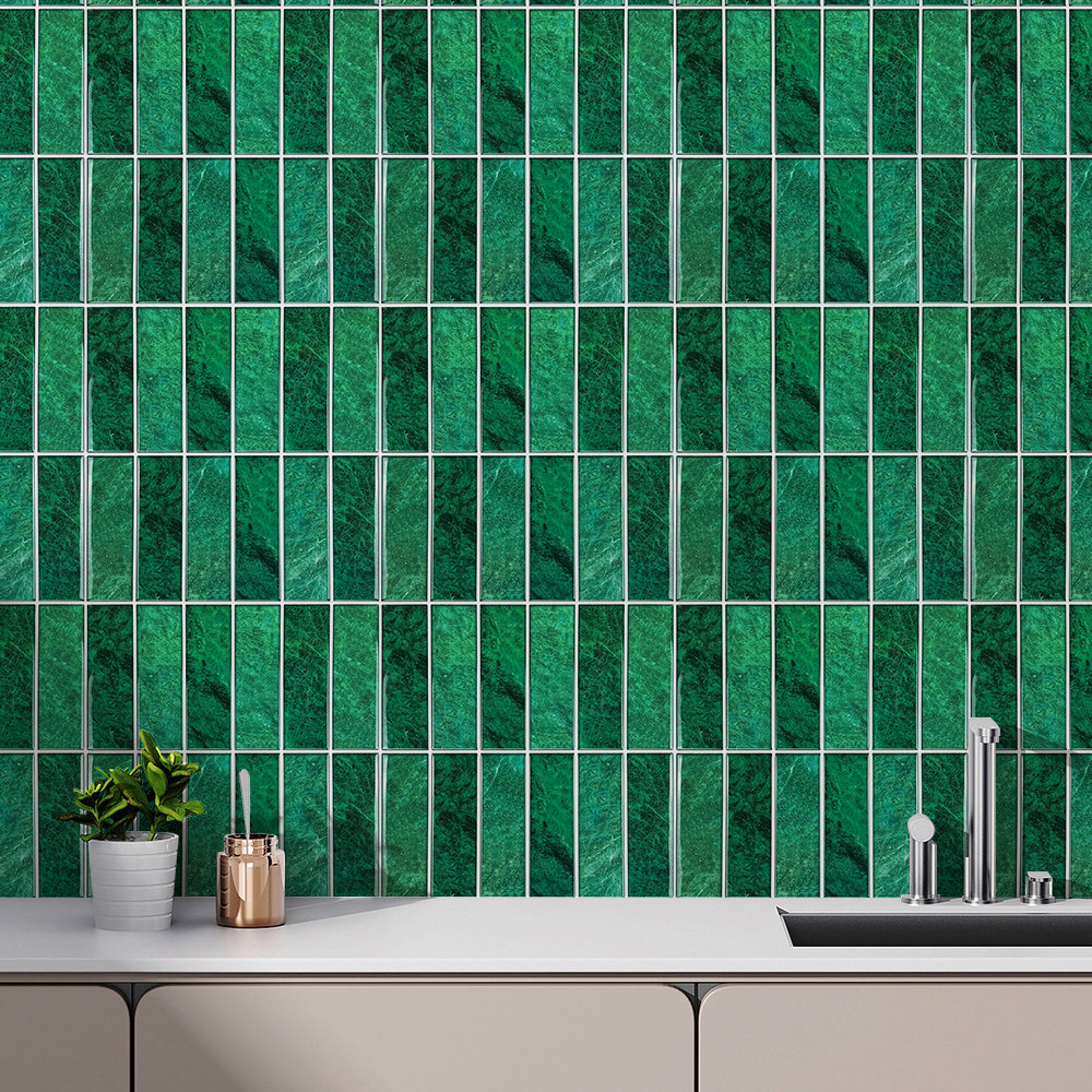10Pcs Peel and Stick 2.5mm Backsplash Tiles