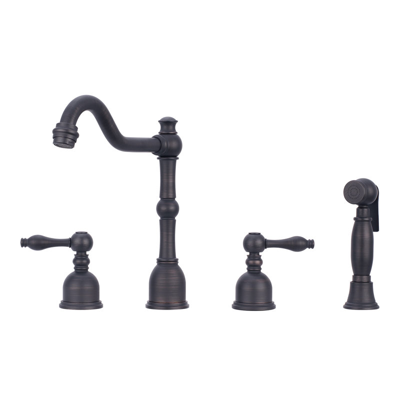Akicon Kitchen Faucet with Side Spray, Oil Rubbed Bronze