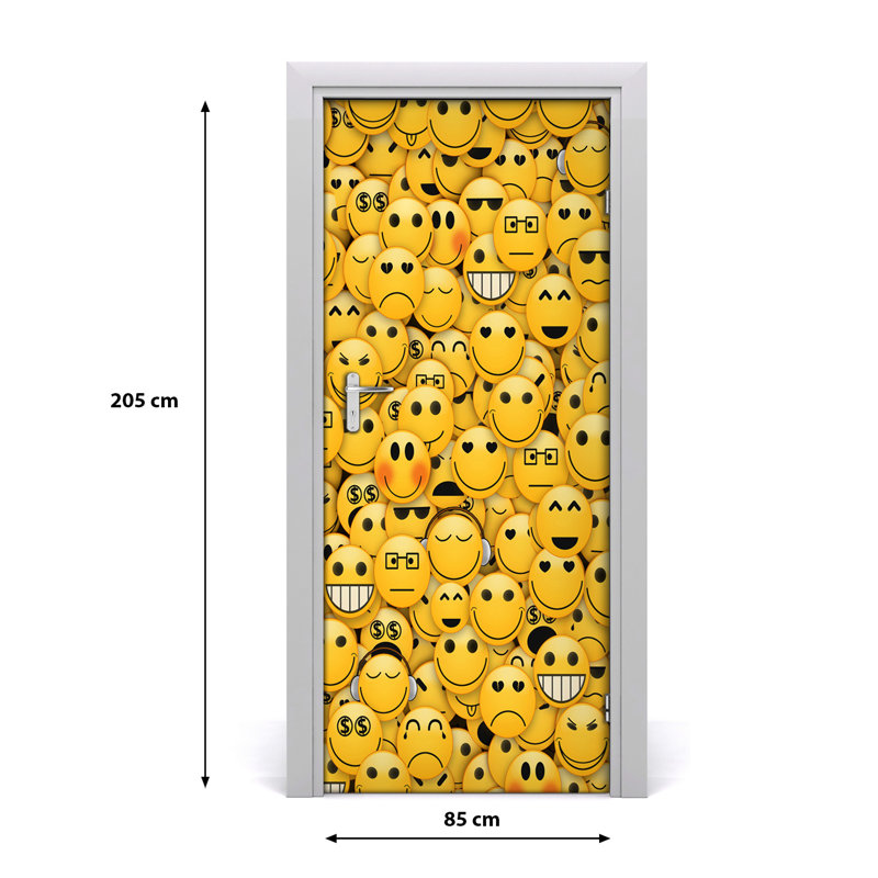 Emoticons S Door Decal