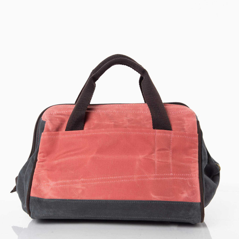 Sac à outils ciré, Rouge nautique