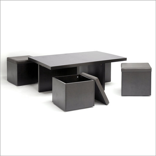 Ensemble de tables basses 5 pièces Nasasha