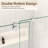 60 In. W X 72 In. H Double Sliding Framed Shower Door With SGCC 1/4 In. Clear Glass-116269471