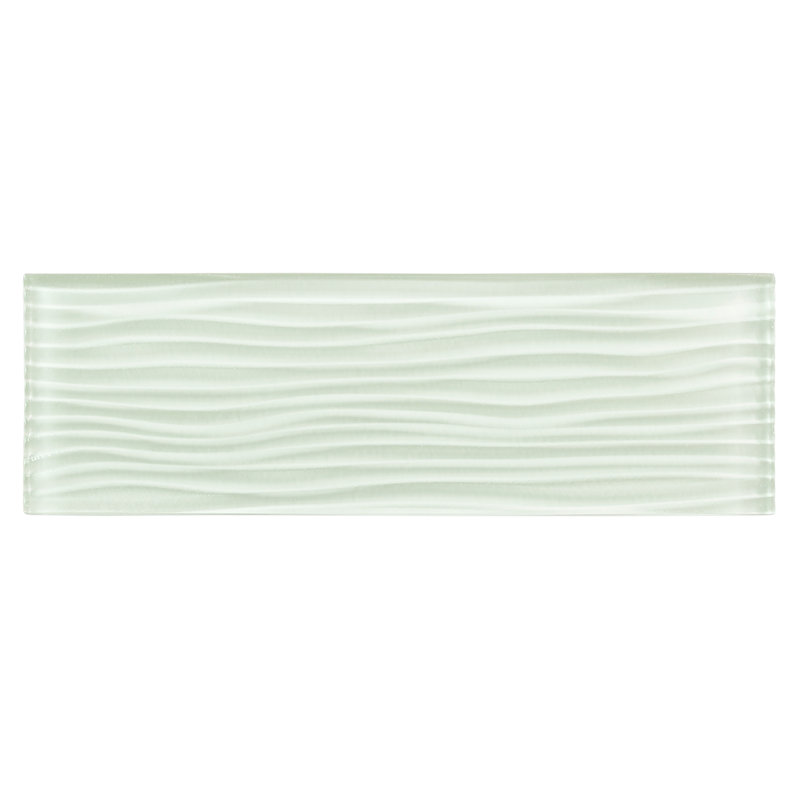 Enchant-Parade  4-in. x 12-in. Glass Subway Textured Polished Wall & Floor Tile, Fabu