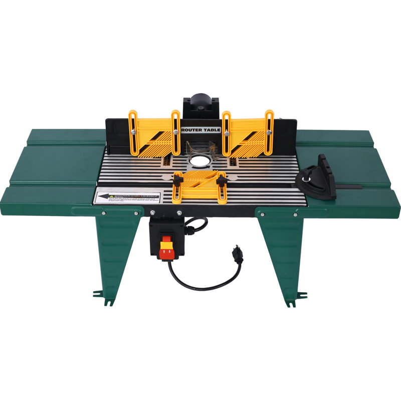 Electric Benchtop Router Table Wood Working Tool,green