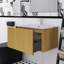 Meuble-lavabo flottant mural 30 po avec lavabo en céramique blanc-432664458