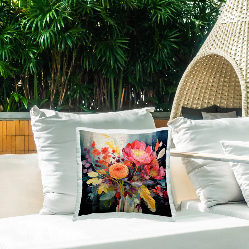 Coussin intérieur/extérieur Floral
