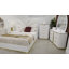 Commode Kingsley fini or et blanc