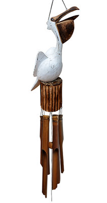 Carillon en bambou Nsonowa Galvin Pelican Carving