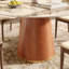 Table de salle à manger ronde en pierre 4 pièces avec chaises ergonomiques en bois Bobrow-2081407397-2081407394-2081407404