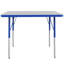 Table d'activité rectangulaire à hauteur réglable en forme de T-42177781-99069334-99069335