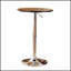 Table de bar réglable en bois et métal noire, polyvalente et durable pour la maison et le divertissement-123985647