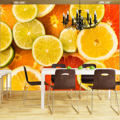 Citrus Fruits 309cm x 400cm Wallpaper