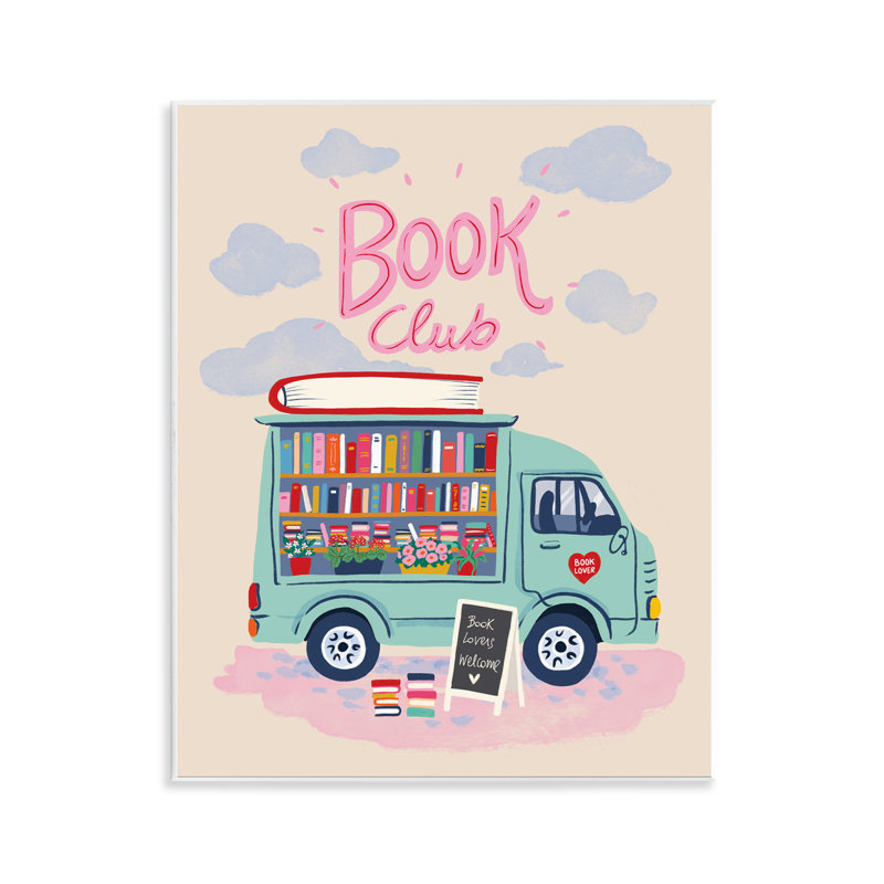«Book Club Travelling Shop», art mural, par Be Ni La