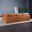 Canapé modulaire en cuir moderne Mid Century Pluie-106255944