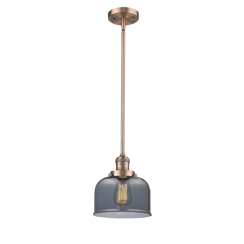Arakel 1 - Light Single Pendant, Antique Copper, Smoked
