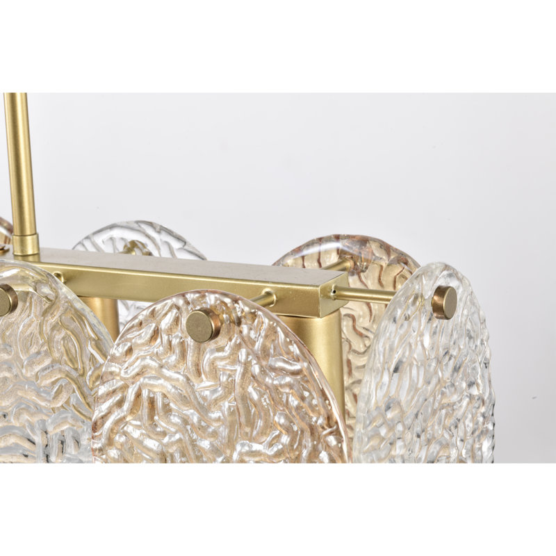 5 - Light Dimmable Modern Linear Chandelier