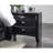 LUCILLE BLACK NIGHTSTAND