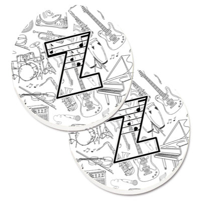 Sous-verre musical letter note