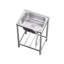 Belfry Kitchen Speidel 430mm W Single Bowl Stainless Steel Kitchen Sink