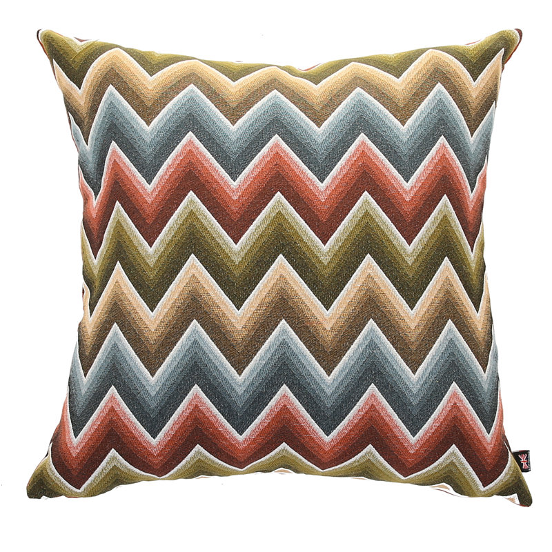 Amatury Chevron Square Cushion, Large
