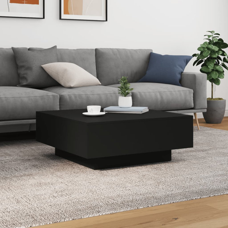 Table basse d'appoint pour salon vidaXL, Chêne sonoma, H 12,2 po x L 31,5 po x l 31,5 po