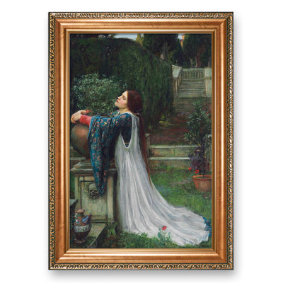 Isabella and the Pot of Basil by John William Waterhouse Painting Reproductions World Classic Reproductions For HomeDecor,Gold Frame