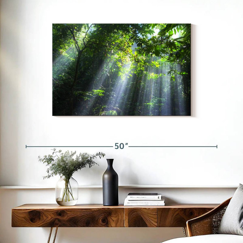 Forêt malaisienne, H 24 po x l 36 po