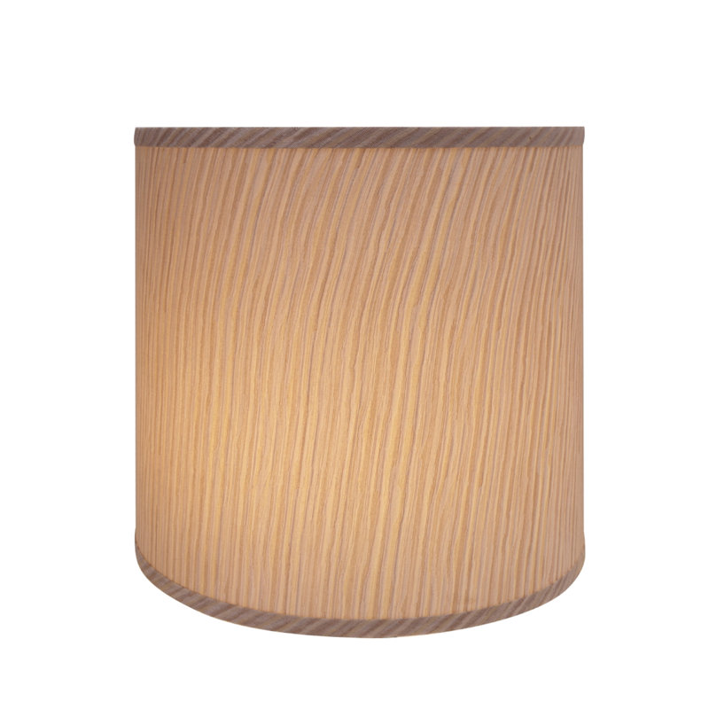 12'' H Textured Linen Drum Lamp Shade