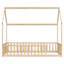 Lits Safe House, lit simple en bois de pin, chambre d'enfant de ferme