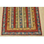 Tapis de couloir multicolore en laine noué à la main 2 pi 8 po x 9 pi 2 po Kazak