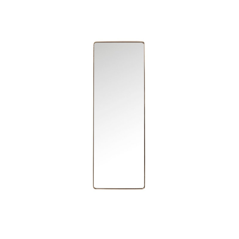 Rectangle Mirror Curve Brass, Brass, 200cm H x 70cm W