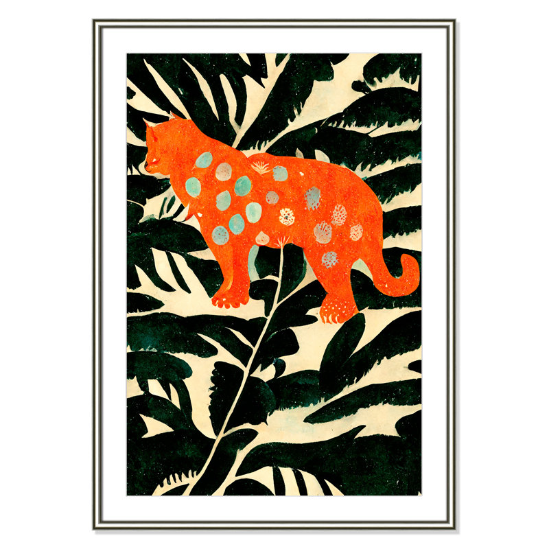«Jungle» par Treechild, L 30,75 po x H 42,75 po, Imprimé mat, Argent classique