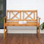 Solid Wood Acacia Outdoor Bench